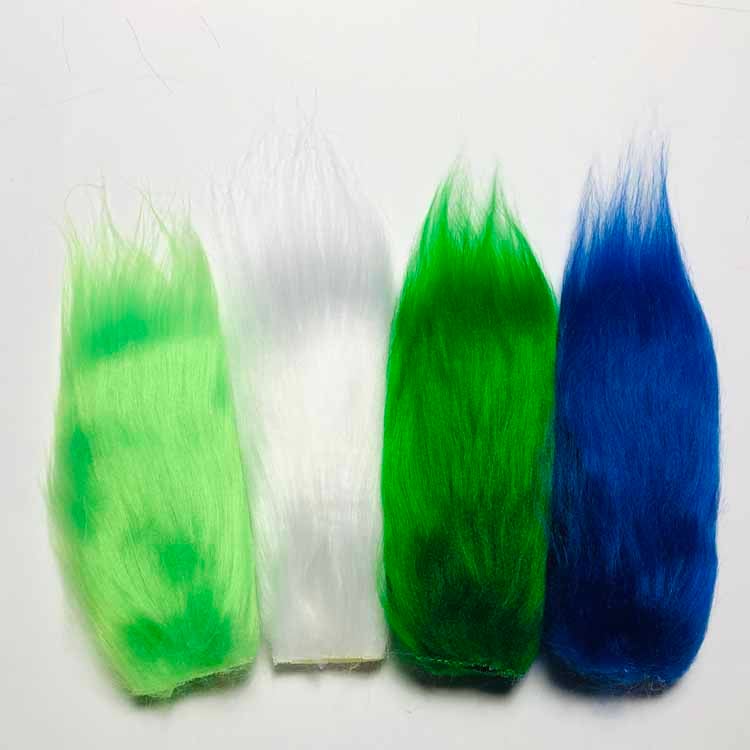 Chartreuse / White / Dark Green / Royal Blue