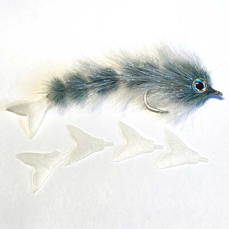 Baitfish-Tails-Clear-and-White-Fly-2